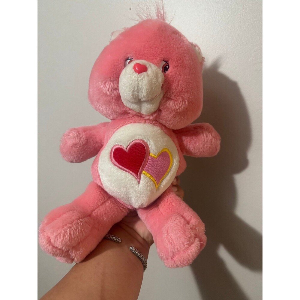 Vintage Care Bears Heart Plush Stuffed Animal 2002